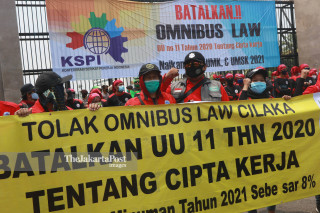 Buruh Tolak Omnibus Law