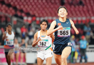 Atlet para atletik China LI LU (565)  memperoleh medali emas,