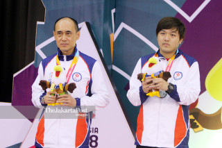 MEDALI PERAK GANDA PUTRA TENIS MEJA ASIAN PARA GAMES 2018