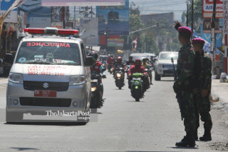 TNI Marinir di kota Palu, Sulawesi Tengah