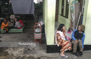 Pengungsi Korban Penggusuran Taman Sari Bandung