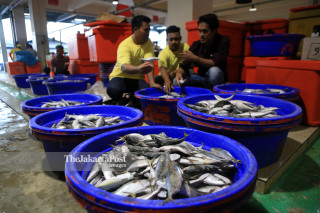 The new Muara baru Fish Market