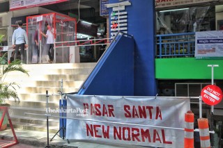 New Normal Pasar Santa