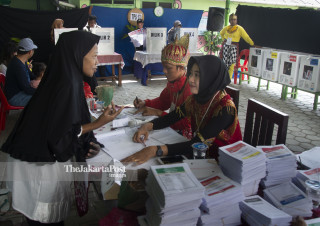 Pencoblosan Pemilu di Yogyakarta