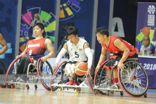 Basket putra Asian Para Games 2018_Indonesia VS Thailand