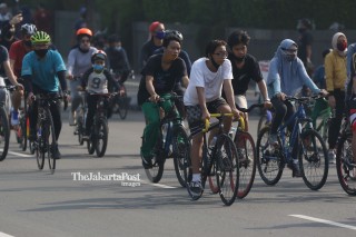 Warga Jakarta Bersepeda