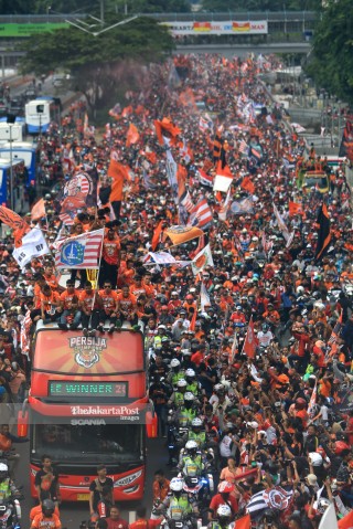 Jakarta turning orange