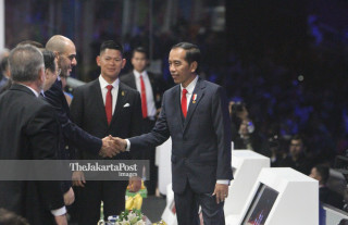 -Presiden Joko Widodo Hadir dalam Acara Pembukaan Asian Para Games 2018