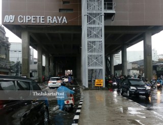 Jakarta after hard rainy