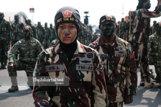 Gladi Bersih HUT TNI Ke-74