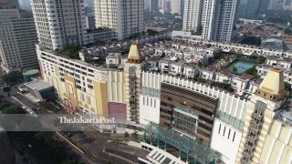 Aerial of Thamrin Residence on Thamrin City Mall.