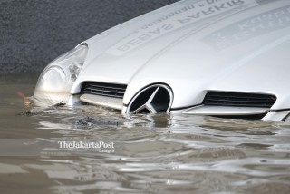 Banjir di Bojong Indah Jakarta Barat