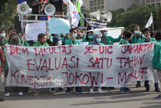 Demo Tolak Omnibus Law & 1 tahun Jokowi-Ma'ruf