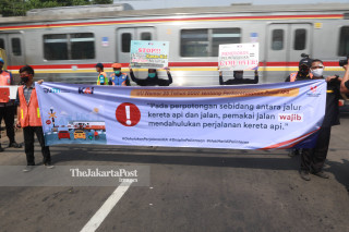 Kampanye Keselamatan di Perlintasan Kereta