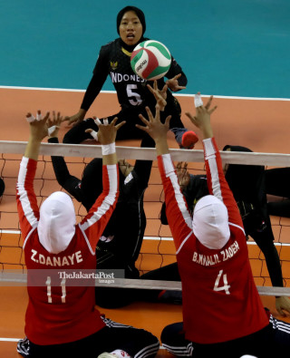 -Bola Voli Duduk Putri Iran vs Indonesia Grup C