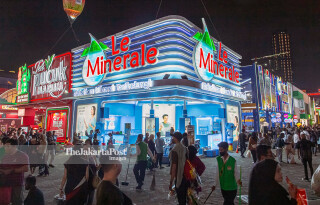Le Minerale booth at the Jakarta Fair