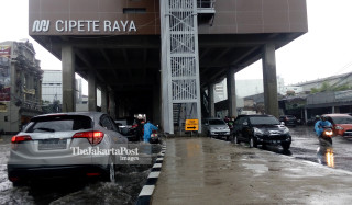 Jakarta after hard rainy