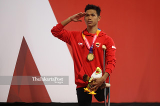 PARA SWIMMING - Putra 100m - Gaya Punggung - Indonesia - Medali Emas