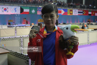 - Medali Tenis Meja Putri Asian Para Games 2018