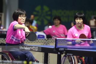 WEI MAI HUI DAN LU PI CHUN PETENIS MEJA TAIPEI BERLAGA DI ASIAN PARA GAMES 2018