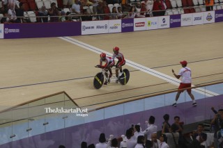 Para Cycling Track Indivisual Pursuit B Putra Final Asian Para Games 2018_ Indonesia
