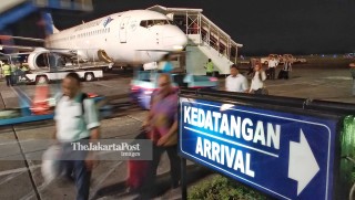 File: Adi Sucipto International airport, Yogyakarta.