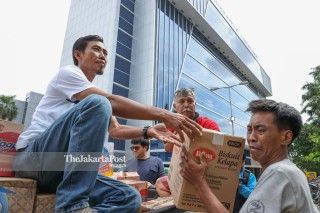 Posko Pengungsian Banjir Di Universitas Borobudur