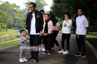 President Joko Widodo family gathering