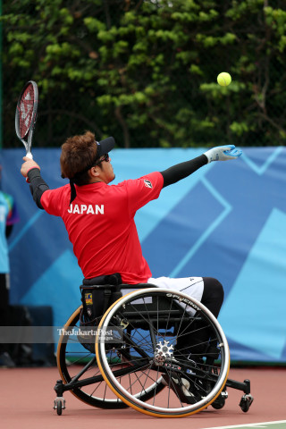 Tenis Kursi Roda Asian Para Games 2018_Jepang