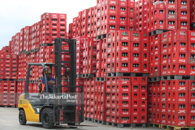 coca cola forklift operator